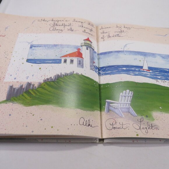 A Light for the Journey D.Morgan hardback 8.5x10 44pgs Coastal Lighthouses - Picture 7 of 13